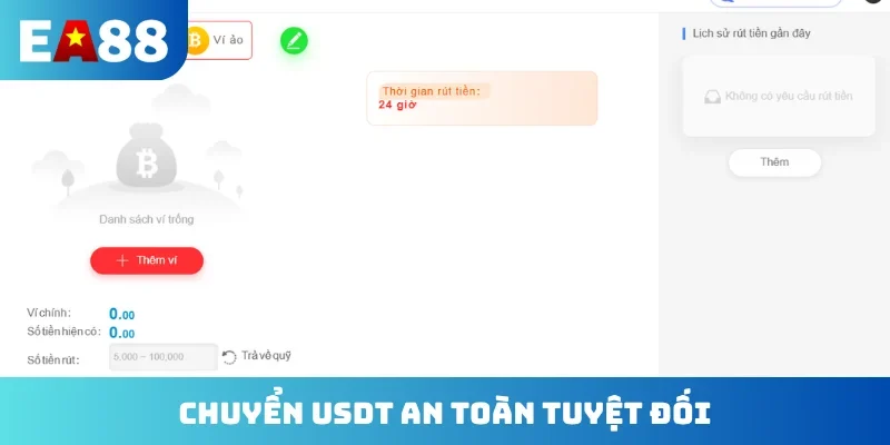Chuyển USDT an toàn tuyệt đối